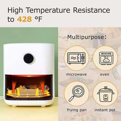 Miniatura 4 de Forro de papel para freidora cuadrado